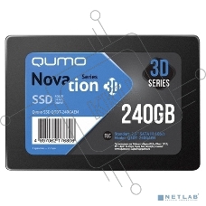 Накопитель SSD QUMO Novation 3D, 240Gb, SATA III, 2.5
