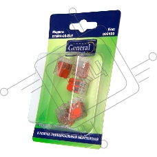 GTER4-02-BL5 Клемма универсальная 221-412 2-пров., прозрачная компактная, блистер 5шт General
