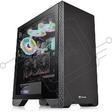 Компьютерный корпус Thermaltake S300 TG черный без БП ATX 6x120мм 6x140мм 3x200мм 2xUSB2.0 1xUSB3.0 audio bott PSU