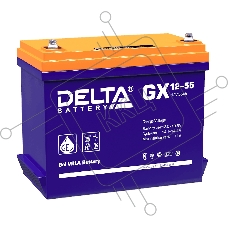 Батарея Delta GX 12-55 (55 А\ч, 12В) свинцово- кислотный аккумулятор