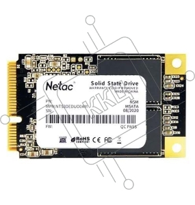 Накопитель SSD mSATA Netac 1.0Tb N5M Series <NT01N5M-001T-M3X> Retail (SATA3, up to 560/520MBs, 3D TLC)