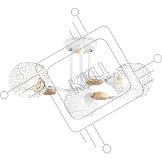 Светильник Ambrella light TR80163/3 WH белый E27/3 max 40W D580*220