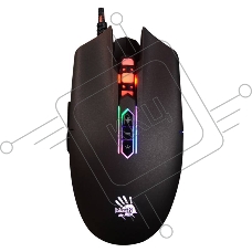 Мышь проводная A4Tech Bloody Q80 черный, 3200 dpi, USB, кнопки - 8
