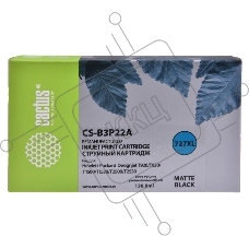 Картридж струйный Cactus CS-B3P22A №727 черный матовый (130 мл) для HP DJ T920/T1500/T2530