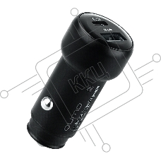 Автомобильное зарядное устройство Qumo PD (Charger 0080), Type C, черный
