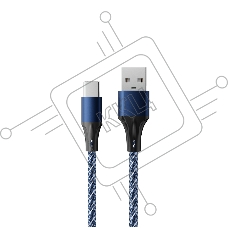 Кабель Accesstyle AC30-F100M Black-Blue