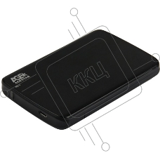 Внешний корпус для HDD/SSD AgeStar 31UB2A12C SATA пластик/алюминий черный 2.5