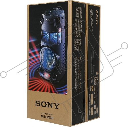 Минисистема Sony MHC-V43D черный/CD/CDRW/DVD/DVDRW/FM/USB/BT