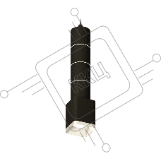 Светильник Ambrella Light XP7813001 SBK/SSL черный песок/серебро песок MR16 GU5.3