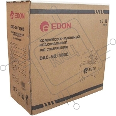 Компрессор поршневой Edon 39778 масляный 207л/мин 50л 1800Вт красный