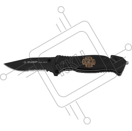 Нож ЗУБР 47707_z01 ЭКСПЕРТ  складной, наконечник д/стекол,резак,200мм/лезвие 90мм