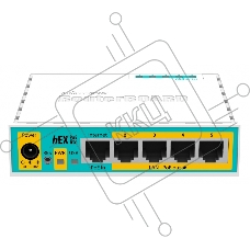 Маршрутизатор MikroTik RB750UPr2 hEX PoE lite 5x Ethernet, раздача PoE, 650 МГц ЦП, 64 МБ 5-портовый 100-Мбитный маршрутизатор с поддержкой PoE на 4-х портах