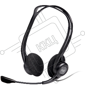 Наушники с микрофоном Logitech 960 черный 2.4м накладные оголовье (981-000100)