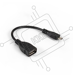 Кабель OTG USB 2.0 ExeGate EX-OTG-USB2-AFmicroBM5P-0.15 (AF/microBm 5P, 0,15м)