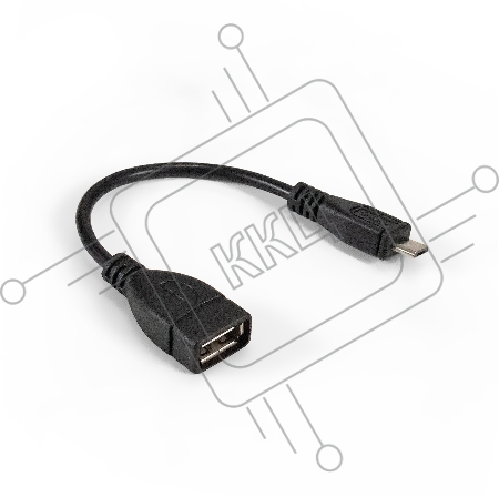 Кабель OTG USB 2.0 ExeGate EX-OTG-USB2-AFmicroBM5P-0.15 (AF/microBm 5P, 0,15м)