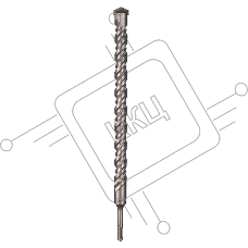 Бур по бетону Kranz 26x400x340 мм, SDS PLUS