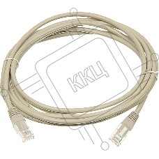 Кабель Патч-корд Lanmaster UTP TWT-45-45-3.0-GY вилка RJ-45-вилка RJ-45 кат.5е 3м серый ПВХ
