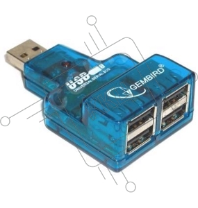 Контроллер GEMBIRD  HUB USB2.0 Mini 4-port UHB-CN224