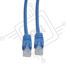 Патч-корд UTP Cablexpert кат.5e, 2м, литой, многожильный (синий)