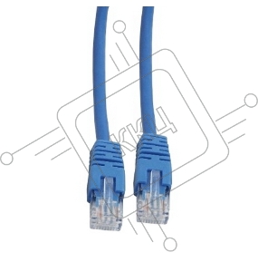 Патч-корд UTP Cablexpert кат.5e, 2м, литой, многожильный (синий)