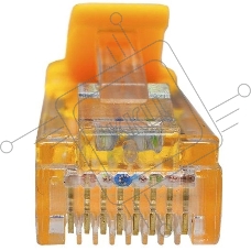 Патч-корд Suprlan 10-0161 UTP RJ-45 вил.-вилка RJ-45 кат.5E 0.5м желтый LSZH 24AWG