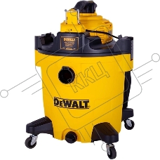 Строительный пылесос DeWalt DXV245P 1400Вт (уборка: сухая/влажная) желтый