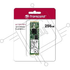 Накопитель SSD Transcend MTS830S, 256Gb, M.2 2280, SATA3, R/W 560/500