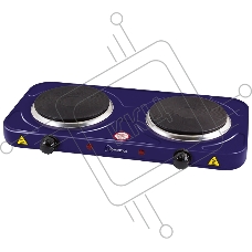 Электрическая плитка Homestar HS-1104, 2 конф. сапфир, блин 2000 Вт