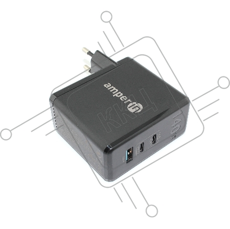 Блок питания (сетевой адаптер) Amperin GaN charger (YDS-TC140-012A) 140W, black