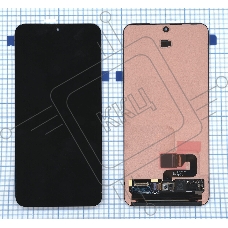 Дисплей (модуль) в сборе с тачскрином для Samsung Galaxy S24 черный orig lcd