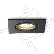 Светильник Ambrella light TN1161 BK черный IP44 GU5.3 85*85*28