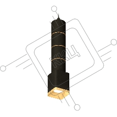 Светильник Ambrella Light XP7813010 SBK/SGD черный песок/золото песок MR16 GU5.3