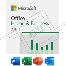 Офисное приложение Microsoft Office Home and Business 2024 English Medialess (EP2-06634)