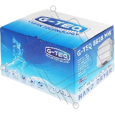 Сушилка для рук G-TEQ 8828 MW 1500Вт 16м/сек металл белый