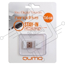 Флэш Диск QUMO 16GB NANO QM16GUD-NANO-W White