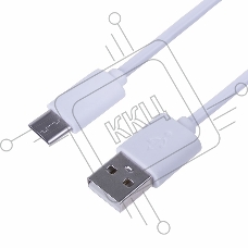 Шнур USB 3.1 type C (male)-USB 2.0 (male) 1 м белый REXANT