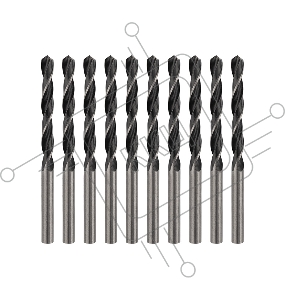 Сверло по металлу 4,8х86х52 мм HSS (10 шт. в упаковке) DIN 338 Kranz