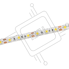 Лента светодиодная IEK LSR2-1-060-65-3-03 3м LSR-5050WW60-14,4-IP65-12В