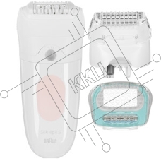Эпилятор Braun SE5-050 скор.:2 насад.:4 от электр.сети от аккум. белый/розовый