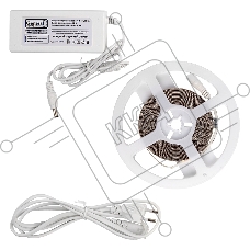 Лента светодиодная GLS-2835-120-9.6-12-IP20-PRO-6-5-KIT готовый комплект 5м с адаптером