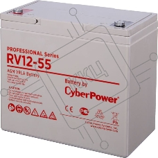 Батарея PS CyberPower Professional series RV 12-55 / 12V 60Ah operational life 12 years