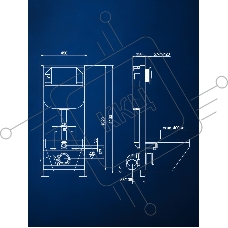 Комплект BAU 6 в 1: рамная инсталляция BAU NEO 45, унитаз подвесной Rio Luxe 52*35, сиденье микролифт, кнопка смыва BAU Stil для инсталляциии, черный матовый