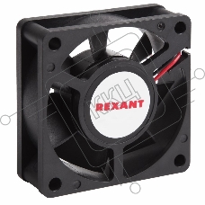 Вентилятор для корпуса Rexant RX 6020MS 12VDC черный, 60 мм, 3900 об/мин, 29 дБ, 2 pin