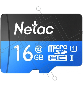 Флеш карта microSDHC 16GB Netac P500 <NT02P500STN-016G-S>  (без SD адаптера) 80MB/s