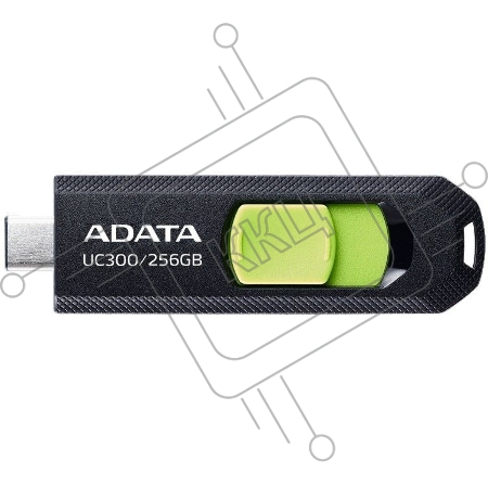 Флеш Диск A-Data 256Gb UC300 ACHO-UC300-256G-RBK/GN USB3.2 зеленый