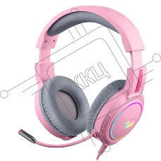 Гарнитура игровая Defender Mento RGB  3.5мм  розовые