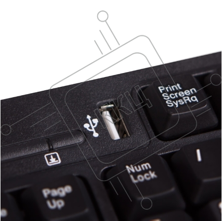Клавиатура Keyboard SVEN Standard 304 USB+HUB чёрная