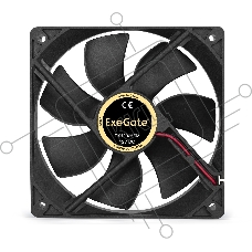 Вентилятор для корпуса ExeGate EX12025SM черный, 120 мм, 1500 об/мин, 24 дБ, 2 pin