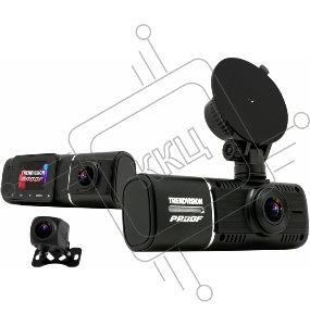 Видеорегистратор TrendVision Proof PRO 3CH черный 2Mpix 1080x1920 1080p 160гр. GPS AC5701A