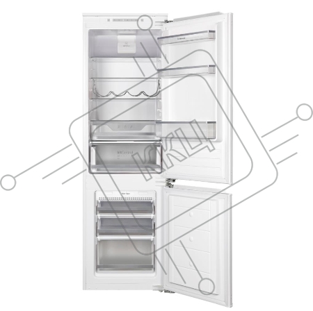 Встраиваемый холодильник Hansa BK318.3FVC / 178x54x54, 190/56 л, нижняя морозильная камера, белый